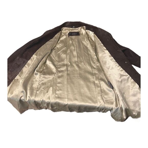 Jim & Mary Lou’s Womens’s Dark Chocolate Brown Leather Jacket - Picture 11 of 11